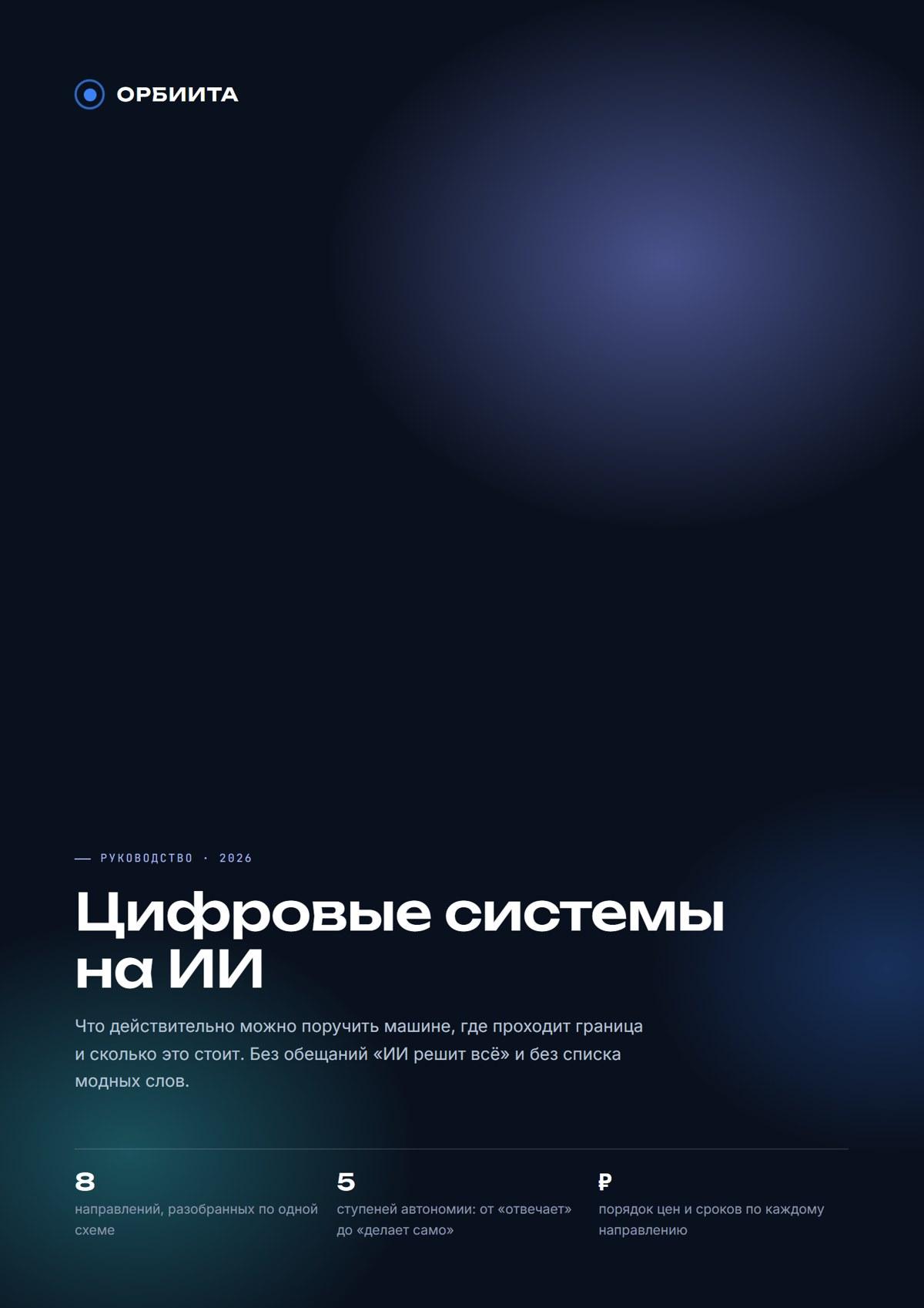 Обложка руководства «Цифровые системы на ИИ»